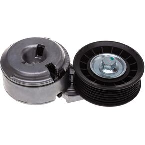 38102 Belt Tensioner w/Grooved Pulley (For V6 4.0L) Fit For 96-97 Ford Aerostar,93-00 Explorer,94-00 Ranger /94-00 Mazda B4000 /98-99 Mercury Mountaineer (88909592 F3TZ6B209C ZZM515980)