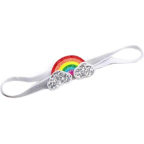 Baby Rainbow Cloud Headband Girls Hair Clips Pin Cloud Hair Band Rainbow Headwear BBG17