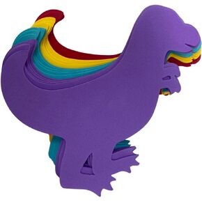 Dinosaur Cutouts Large - Dino Craft 24 Dinosaur Crafts for Kids Ages 4-8 Dinosaur Crafts for Kids 3-5 Kids Birthday Party Activities Dinosaur Arts and Crafts for Kids Dinosaur Craft Approx 6"