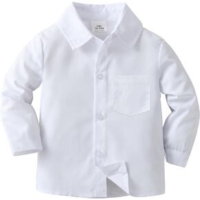 Baby Toddler Boys Long Sleeves Button Down Shirt