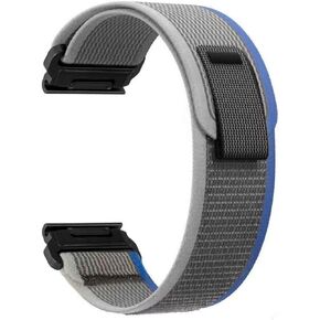 أحزمة ساعة متوافقة مع Garmin Fenix ​​7 Pro 6 Pro 5 plus Instinct 1 2 Forerunner 965 955 945 935,22 ملم خطاف وحلقة/حلقة جبال الألب حزام ساعة من النايلون لـ Garmin S60 S62 Descent G1 Epix Pro للرجال
