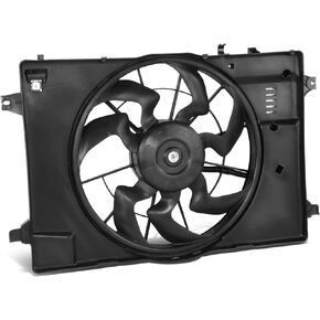 DNA MOTORING Factory Style Radiator Fan Assembly Compatible with 2017-2022 Ioniq NIRO,OEM-RF-1174