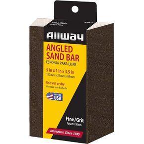 ALLWAY ASB-F Fine Grit Angled Sanding Sponge