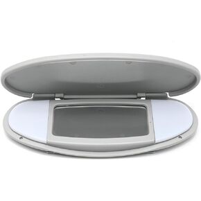 51167361833 Gray Sun Visor Vanity Mirror Cover Makeup 51167361834 Replacement for BMW Mini Cooper Cooper S Clubman Hatchback Countryman R55 R58 R60 2007-2014