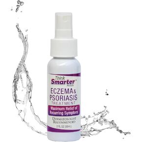 Eczema & Psoriasis Therapy with Hypochlorous Acid, All-Natural, Hypoallergenic, Itch Relief, No Sting, Safe for Adults, Kids and Seniors, 2fl oz (59 mL) Clear Spray