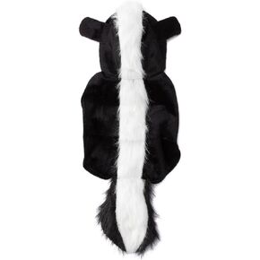 Lil' Stinker Dog Costume, Medium (fits lengths up to 16"), Black/White