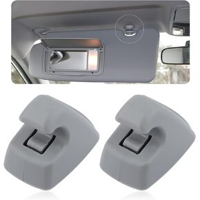 2PCS Car Sun Visor Clip,Inner Visor Clips for Cars Replacement OEM#95994975,95994976,Car Visor Accessories Compatible with Chevrolet Sonic Spark EV Cruze Limited Buick Verano