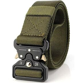 Q&Q ESSENTIALS Mens Tactical Belt Nylon Hunting Belts Hiking Belt for Men with Quick Release Belt
