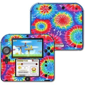 MightySkins Skin Compatible with Nintendo 2DS wrap Sticker Skins Tie Dye 1