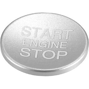 Engine Start Stop Ignition Button Overlay Cover Decal Interior Trim Sticker for Alfa Romeo Giulia Stelvio 2017-2021 Aluminum Alloy Blue