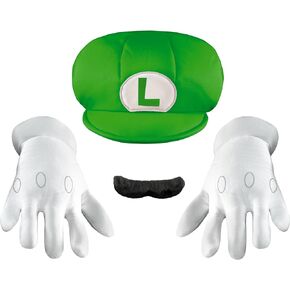 Nintendo Super Mario Brothers Luigi Child Accessory Kit, One Size Child