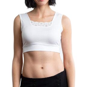 HALFTEE Peekaboo Short Sleeve Layering Tee | Crop Tops for Women & Teens | XS-3X