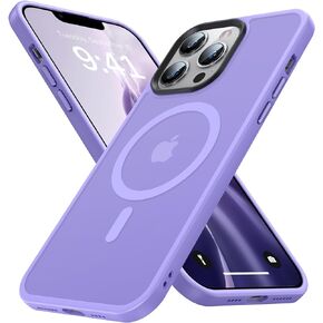 Strong Magnetic Designed for iPhone 13 Pro Case, [Compatible with Magsafe][Military Grade Drop Protection] Protective Shockproof Translucent Matte Slim Phone Case for iPhone 13 Pro, Army Green