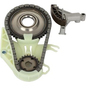 SCITOO 5PCS Oil Pump Drive Chain Kit 11418663609, 11417605367 Fit For BMW 320i / 328i / 328i xDrive / 428i / 428i Gran Coupe / 528i / X1 / X3 / X4