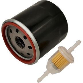 AM107423 49065-0724 Oil Filter Replacment for Kawasaki 49065-7010 49065-2078 Club Car 1016467 41016467 Kubota T1460 T1560 T1700H T1770 T1870 (1 Pack)