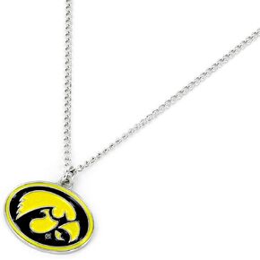 Aminco NCAA Iowa Hawkeyes Team Logo Pendant Necklace, 4