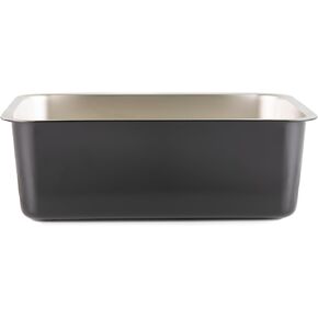 Stainless Steel Litter Box for Kitty Kitten, Open Metal Cat Litter Box Tray Pan, Small Litter Box, Rabbit Litter Box, Black