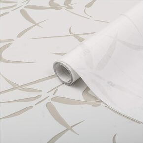 d-c-fix 338-0023 Privacy Glass Reusable Static Cling Window Film, Bamboo, 17" x 59" Roll