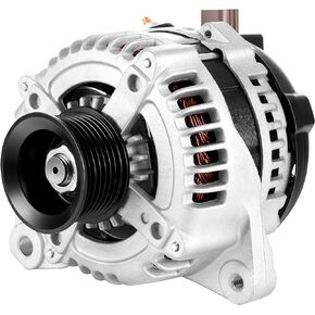 New Alternator Compatible for Toyota for Camry L4 2.4L 2004-2006 for Scion for tC L4 2.4L 2005-2010, 100Amp/12Volt High Output Alternator Replaces 27060-28260 104210-3880