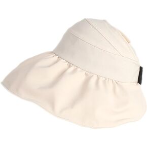 High-Ponytail Sun-Hat for Women Summer-Outdoor - UV-Protection Floppy-Brim Visor-Hat Foldable Portable Quick-Dry Hat