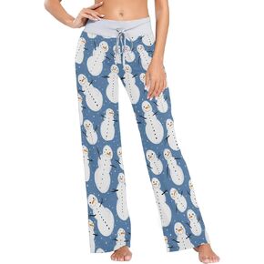 Cute Face Bear Bee Women's Pajama Pants Sleepwear Yoga Pant Drawstring Lounge Bottoms