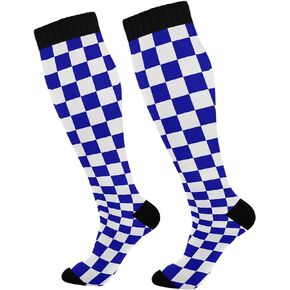 Happy Easter Women's Compression Socks Eggs Athletic Tube Sock Unisex Knee High Socks Sport Socks For Running Hiking