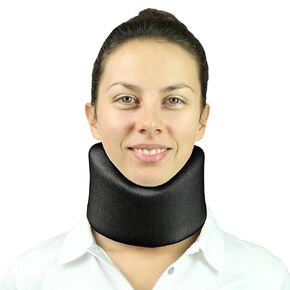 Vive Neck Brace for Neck Pain and Support for Women, Men - Cervical Collar - Soft Neck Brace for Pinched Nerve - Vertebrae Whiplash Wrap for Posture, Sleeping - Spinal Support and Spine Pressure
