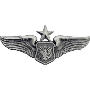 United States Air Force USAF Senior Aircrew Wings 3" Large Lapel Pin
