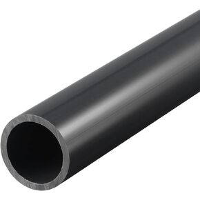 DMiotech ID 21mm OD 25m, 0.5m Length PVC Rigid Pipe Tubing Black for Liquid Tube, DIY Decoration