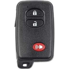 Dasbecan Key Fob Replacement Compatible with Toyota 4Runner 2010-2019 Prius Venza Scion Keyless Entry Remote Control Replaces HYQ14ACX 89904-47230 3 Buttons