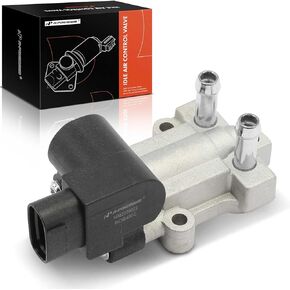 A-Premium Fuel Injection Idle Air Control Valve Compatible with Honda Civic 2001 2002 2003 2004 2005 1.7L, Auxiliary Air Valve, Replace# 16022PLCJ01