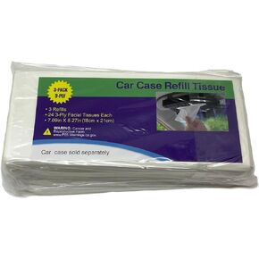 3-Ply Tissue Refill Packs for Car Visor Case Tissues Box 3 Pack