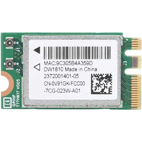 2.4/5G Dual-Band Wireless Network Card Bluetooth 4.1 for DELL 7250 7280 5567 7470 Series (S) with Long Service Life