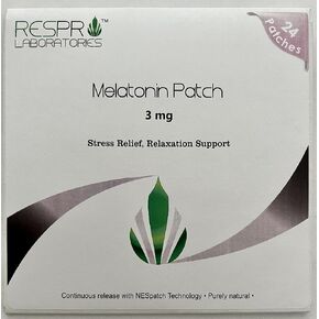 Natural Melatonin Patch, 3 mg (per Patch) Continuous Release - 24 Patches
