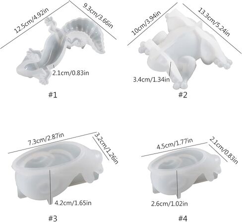 3D Animal Resin Molds, 2Pack Flying Eagle Owl Animal Silicone Molds for Epoxy Resin Casting Mould for Wall Hanging Door Decoration Cabinets Ornament Home Office Craft Art Decor in Saudi Arabia