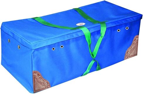 Derby Originals Hay Bale Bag X-Large 600D Waterproof for California Bales with Leaf & Basket Hand Tooled Leather Accents 52" x 28" x 20" in Saudi Arabia