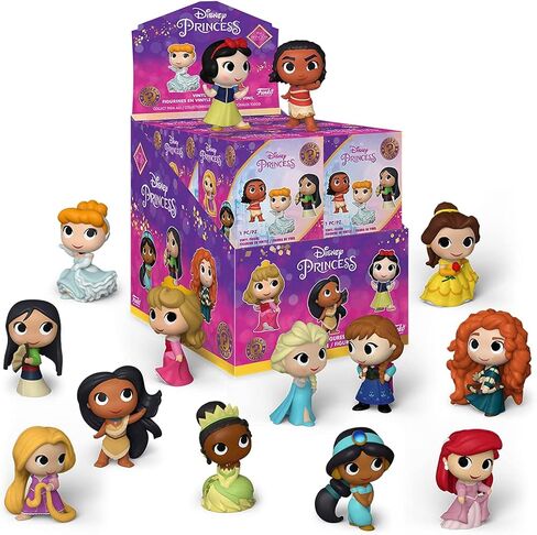 Funko Mystery Mini: Ultimate Princess 12 قطعة PDQ - سنو وايت - أميرات ديزني - شخصية فينيل قابلة للتجميع - فكرة هدية - بضائع رسمية - للأطفال والكبار - محبي الأفلام وعرضها in Kuwait