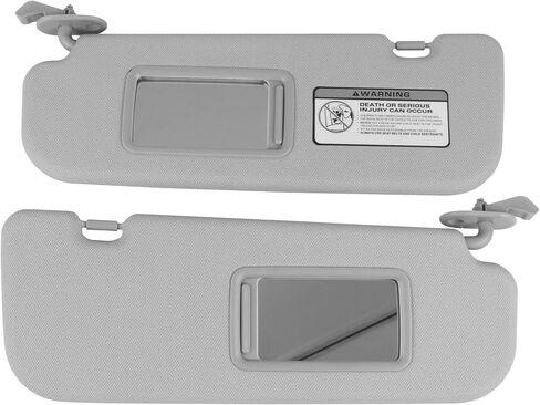 زوج واقي من الشمس 852103X000TX من الجانبين الأيسر والأيمن متوافق مع 2011-2015 Hyundai Elantra (رمادي) in Kuwait