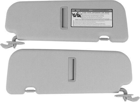 زوج واقي من الشمس 852103X000TX من الجانبين الأيسر والأيمن متوافق مع 2011-2015 Hyundai Elantra (رمادي) in Kuwait