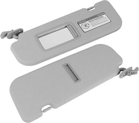 زوج واقي من الشمس 852103X000TX من الجانبين الأيسر والأيمن متوافق مع 2011-2015 Hyundai Elantra (رمادي) in Kuwait