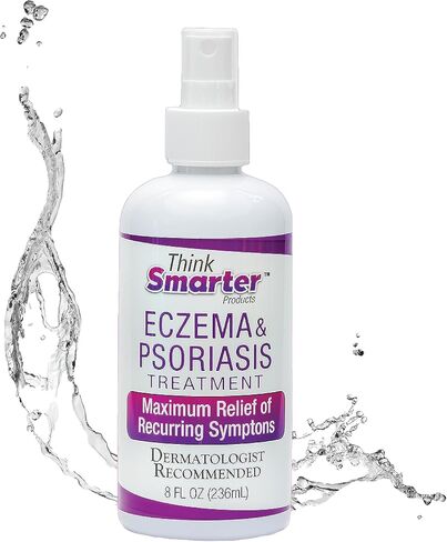 Eczema & Psoriasis Therapy with Hypochlorous Acid, All-Natural, Hypoallergenic, Itch Relief, No Sting, Safe for Adults, Kids and Seniors, 2fl oz (59 mL) Clear Spray in Saudi Arabia