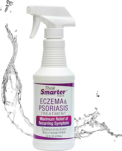 Eczema & Psoriasis Therapy with Hypochlorous Acid, All-Natural, Hypoallergenic, Itch Relief, No Sting, Safe for Adults, Kids and Seniors, 2fl oz (59 mL) Clear Spray in Saudi Arabia