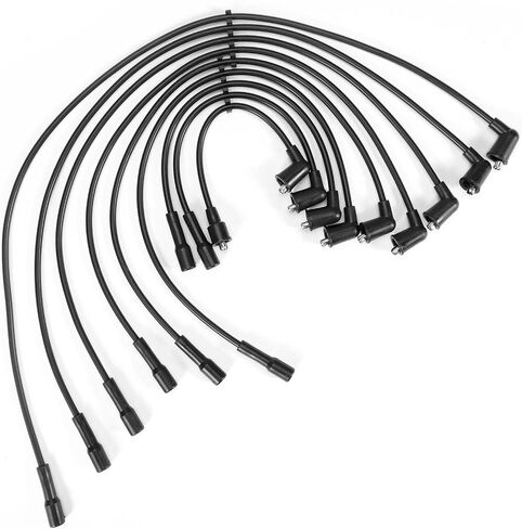 A-Premium Ignition Spark Plug Wires Set of 9 Compatible with Cadillac Calais DeVille Fleetwood 1971-1973 Eldorado 1970-1974 in Saudi Arabia