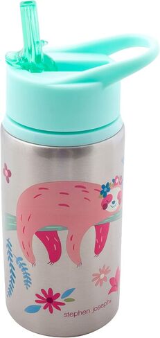 Stephen Joseph Stainless Steel Water Bottles, 18 OZ, BEAR in Saudi Arabia