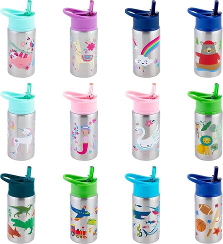 Stephen Joseph Stainless Steel Water Bottles, 18 OZ, BEAR in Saudi Arabia