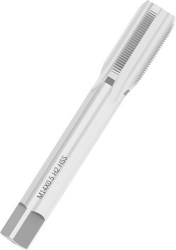 Metric Machine Tap M12 x 1.25, HSS 6542 Screw Tap H2, 3 Straight Flutes Thread Hole Repair Tools, Screw Milling Threading Machinist Repair(M12 x 1.25mm) in Kuwait