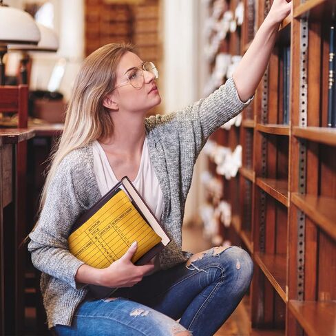 6 قطع من هدايا محبي الكتب وحقيبة بطاقات المكتبة وهدايا للنساء وحقيبة مستحضرات التجميل هدية عيد ميلاد للقارئ in Saudi Arabia