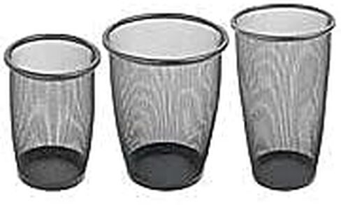 Safco Products Onyx Mesh Small Round Wastebasket, 3 Quart, Black, 9716BL in Saudi Arabia