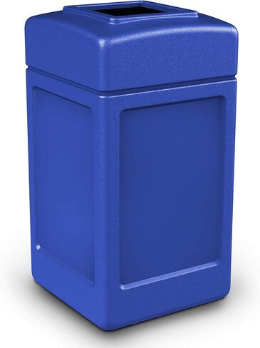 Commercial Zone Products 732104 Square Waste Container,Blue,42 Gallon in Kuwait