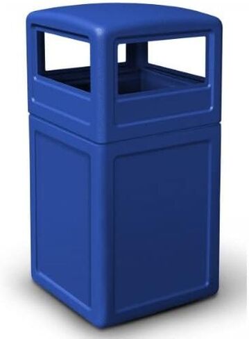Commercial Zone Products 732104 Square Waste Container,Blue,42 Gallon in Kuwait